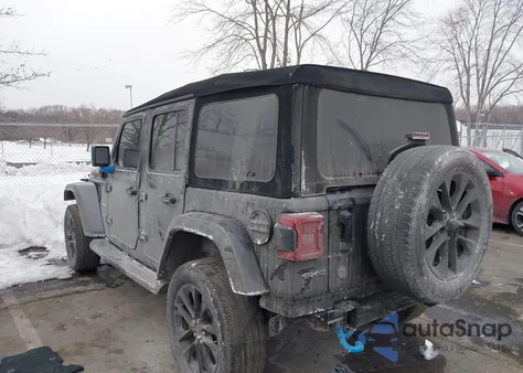 2023 Jeep Wrangler 4Xe Sahara 4X4 from USA, damaged, VIN 1C4JJXP63PW557206